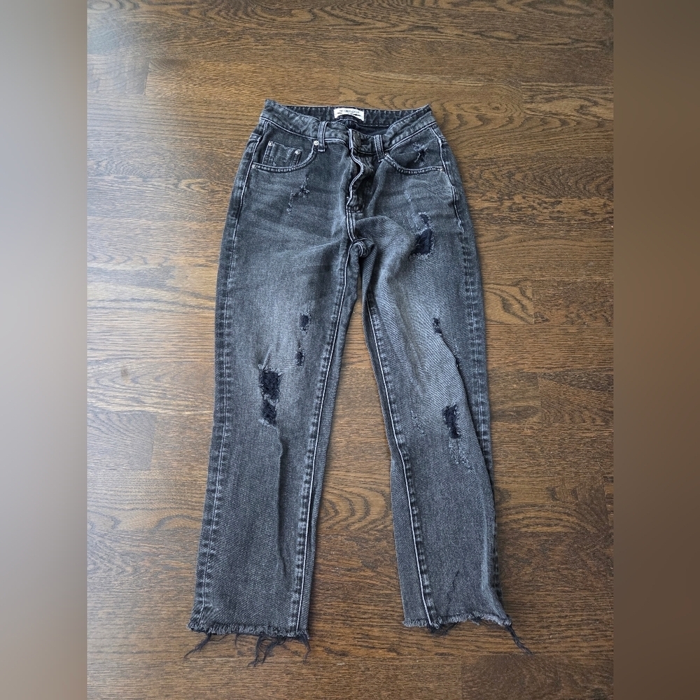 One X One Teaspoons Women's Jeans Sz.25 Raw Hem